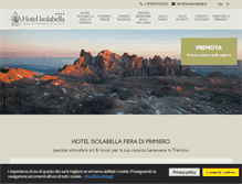 Tablet Screenshot of hotelisolabella.it